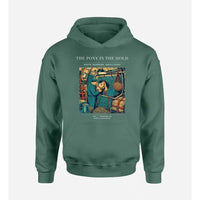 Thumbnail for VINTAGE G4235 - The Pony In The Hold - Premium Hoodie design on green premium