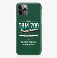 Thumbnail for Socata TBM 700 design on dark green magsafe iphone case, for iPhone Pro Max