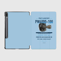 Thumbnail for PW4000-100 design on light blue samsung tablet tablet case
