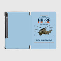 Thumbnail for Sikorsky HH-3E Jolly Green Giant design on light blue samsung tablet tablet case