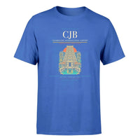 Thumbnail for Coimbatore Airport (CJB) Premium T-Shirt Blue