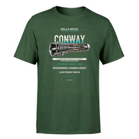 Thumbnail for CONWAY design on dark green single side