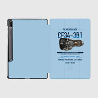Thumbnail for CF34-3B1 design on light blue samsung tablet tablet case