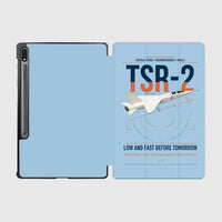 Thumbnail for BAC TSR-2 design on light blue samsung tablet tablet case
