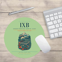 Thumbnail for Bagdogra International Airport (IXB) design on light green round mouse pad