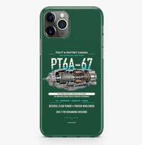 Thumbnail for PT6A-67 Case ProMax design on dark green iphone case promax