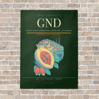 Thumbnail for Maurice Bishop International Airport GND — St. George's vertical canvas print - no frame - dark green background
