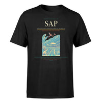 Thumbnail for Ramón Villeda Morales International Airport (SAP) T-Shirt single-side front print in Black | ramón-villeda-morales-international-airport-sap-double-side-t-shirt