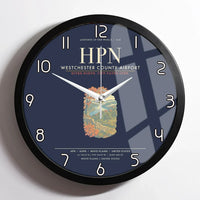 Thumbnail for Westchester County Airport HPN Wall-Clock Framed - Navy Blue