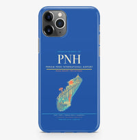 Thumbnail for Phnom Penh Airport (PNH) design on blue iPhone 16 Pro MagSafe case