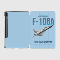 Thumbnail for F-106A Delta Dart design on light blue samsung tablet tablet case