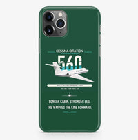 Thumbnail for Cessna Citation 560 - Citation V design on dark green magsafe iphone case, for iPhone Pro Max