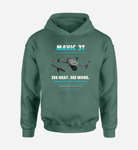 Thumbnail for DJI Mavic 3 Thermal design on green hoodie single side