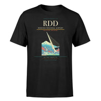 Thumbnail for Redding Regional Airport (RDD) T-Shirt single-side front print in Black | redding-regional-airport-rdd-double-side-t-shirt
