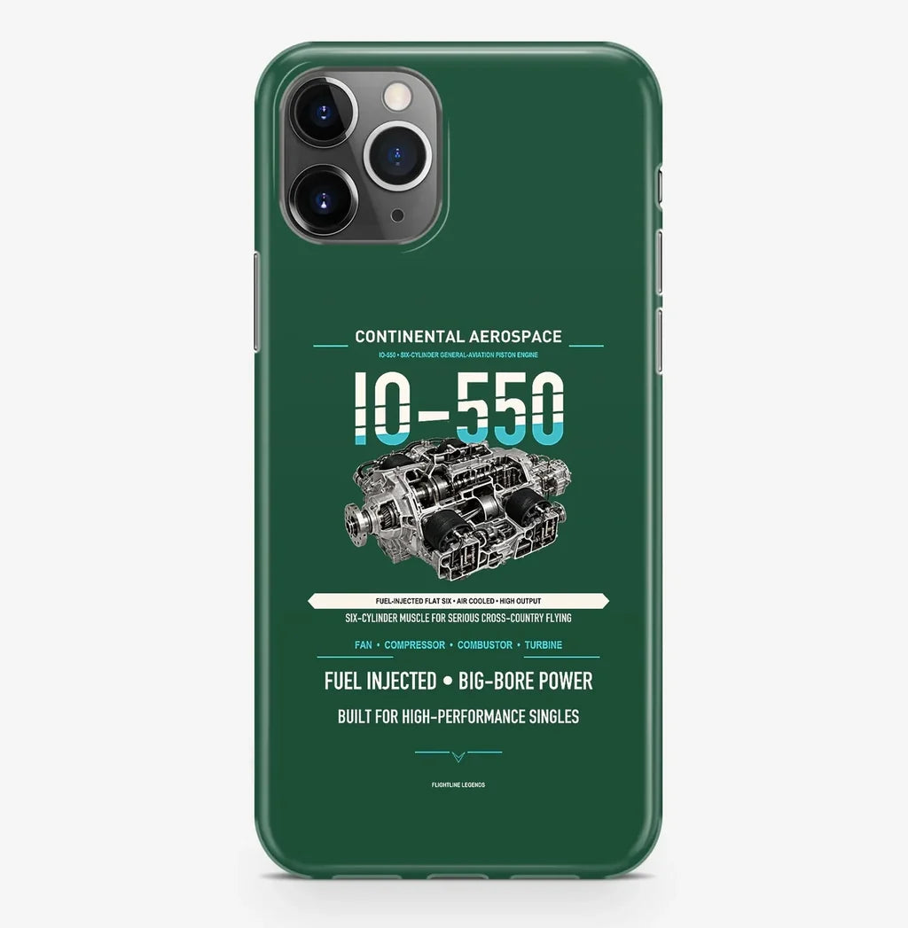 IO-550 Case ProMax design on dark green iphone case promax