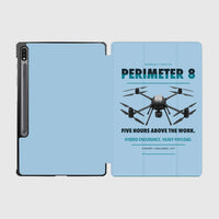 Thumbnail for Skyfront Perimeter 8 design on light blue samsung tablet tablet case