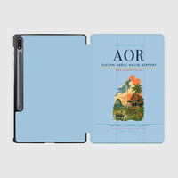 Thumbnail for Sultan Abdul Halim Airport (AOR) design on light blue samsung tablet tablet case