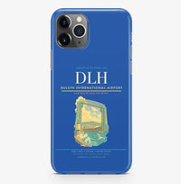 Thumbnail for Duluth Airport (DLH) design on blue iPhone 16 Pro MagSafe case
