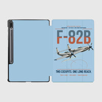 Thumbnail for F-82B Twin Mustang design on light blue samsung tablet tablet case