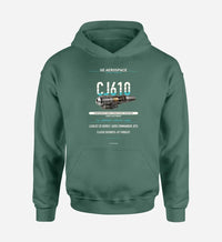 Thumbnail for CJ610 design on green hoodie single side