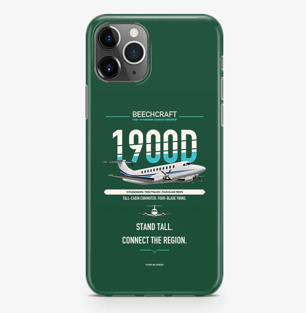 Beechcraft 1900D Case ProMax design on dark green iphone case promax