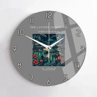 Thumbnail for VINTAGE G4187 - The Lantern Anchorage - Designed Wall Clocks design on gray no-frame