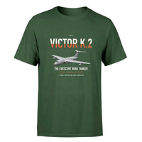 Thumbnail for Handley Page Victor K.2 design on dark green double-side t-shirt, single-side print