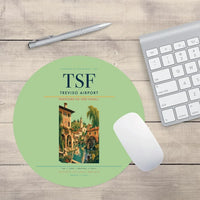 Thumbnail for Treviso Airport (TSF) design on light green round mouse pad