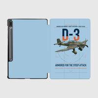 Thumbnail for Junkers Ju 87D-3 design on light blue samsung tablet tablet case