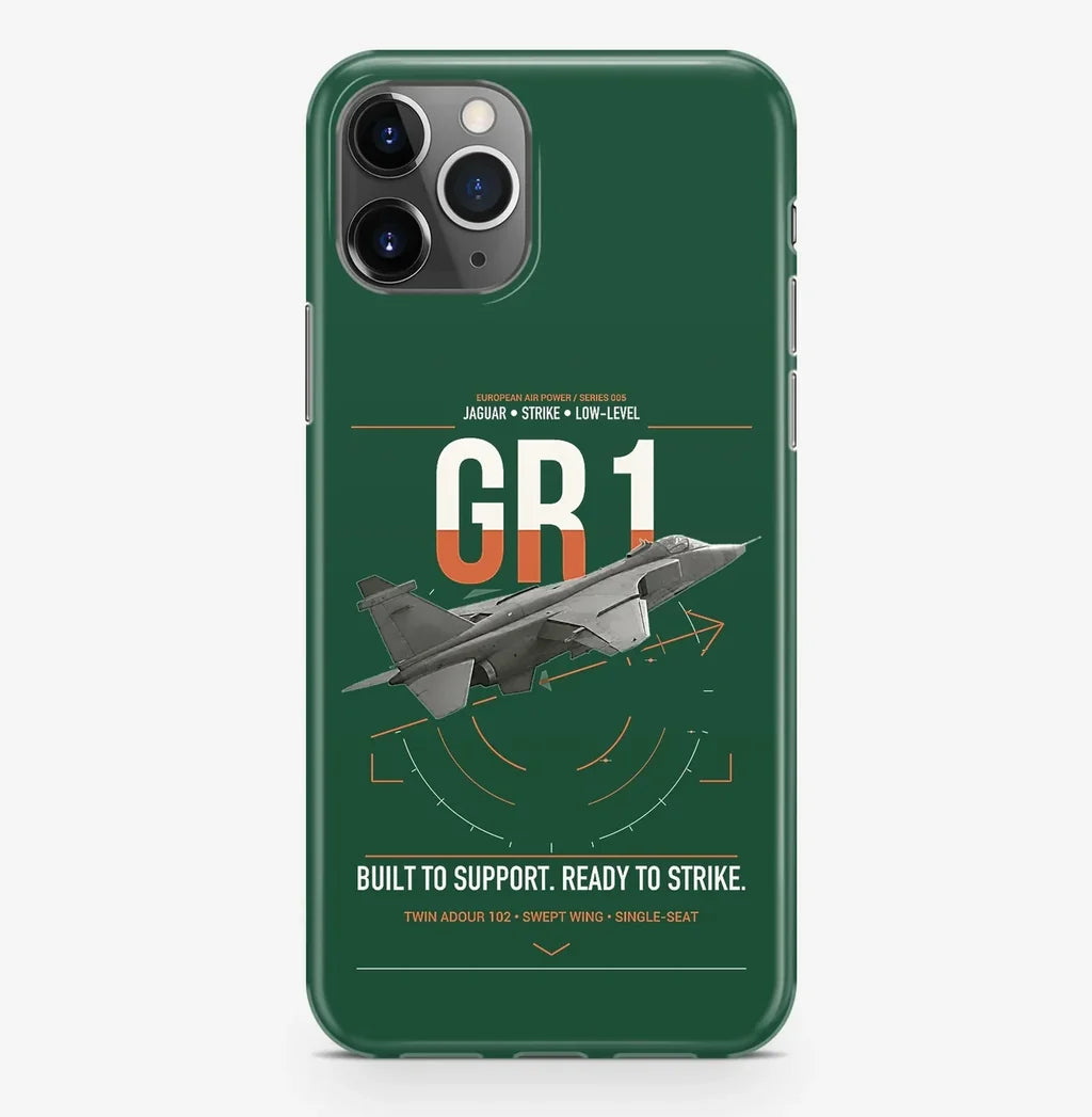 SEPECAT Jaguar GR1 design on dark green magsafe iphone case, for iPhone Pro Max