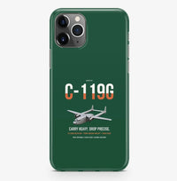 Thumbnail for C-119G Flying Boxcar design on dark green magsafe iphone case, for iPhone Pro Max