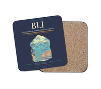Thumbnail for Bellingham International Airport BLI Coaster 1-Piece - Navy Blue