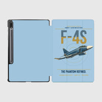 Thumbnail for F-4S Phantom II design on light blue samsung tablet tablet case