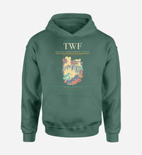 Thumbnail for Magic Valley Regional Airport (TWF) design on green hoodie single-side print