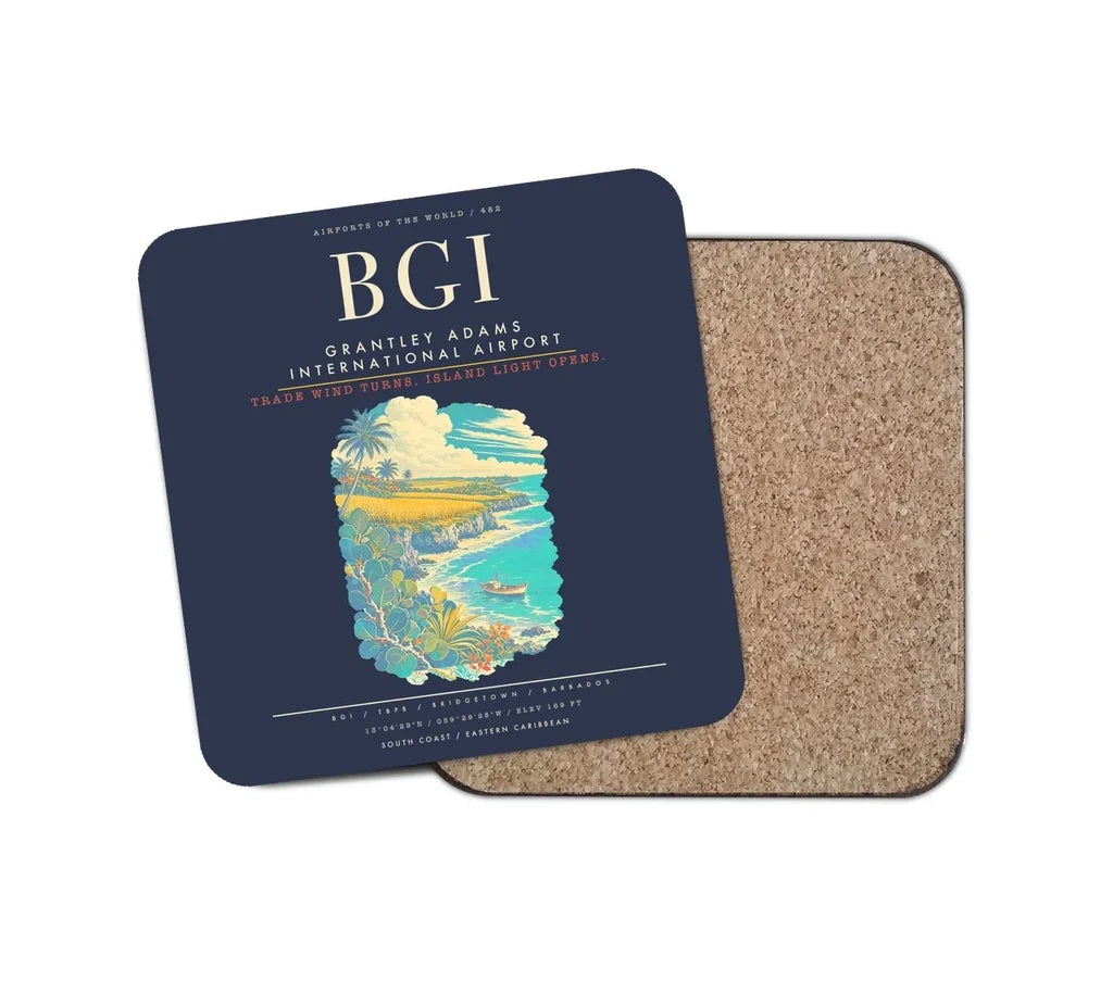 Grantley Adams International Airport BGI - Navy Blue