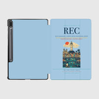 Thumbnail for Recife Guararapes (REC) design on light blue samsung tablet tablet case