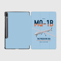 Thumbnail for MQ-1B Predator design on light blue samsung tablet tablet case