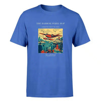 Thumbnail for VINTAGE G4361 - The Harbor Ferry Hop - Premium T-Shirt design on blue premium t shirt
