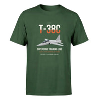 Thumbnail for T-38C Talon design on dark green double-side t-shirt, single-side print