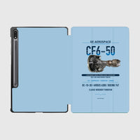 Thumbnail for CF6-50 design on light blue samsung tablet tablet case