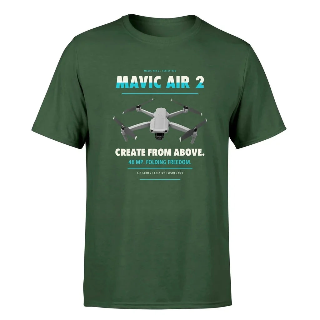 DJI Mavic Air 2 design on dark green single side