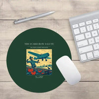 Thumbnail for VINTAGE G4396 - The Scarecrow Salute - Designed Mouse Pads design on darkgreen round