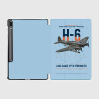 Thumbnail for Heinkel He 111H-6 design on light blue samsung tablet tablet case