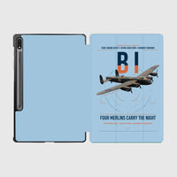 Thumbnail for Avro Lancaster B I design on light blue samsung tablet tablet case