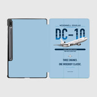 Thumbnail for McDonnell Douglas DC-10 design on light blue samsung tablet tablet case