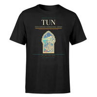 Thumbnail for Tunis-Carthage International Airport (TUN) T-Shirt single-side front print in Black | tunis-carthage-international-airport-tun-double-side-t-shirt