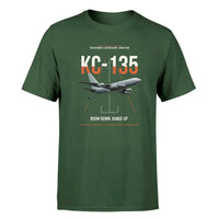 Thumbnail for KC-135 STRATOTANKER design on dark green double-side t-shirt, single-side print