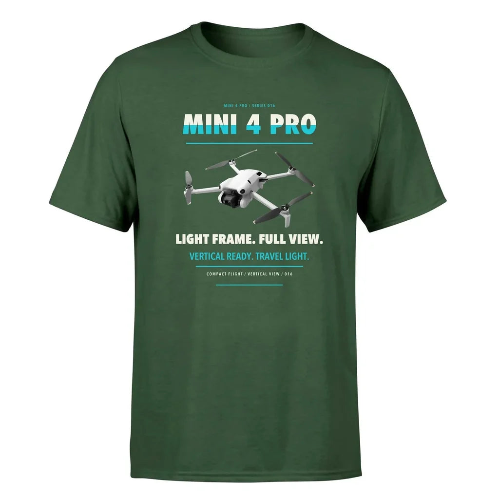 DJI Mini 4 Pro design on dark green single side