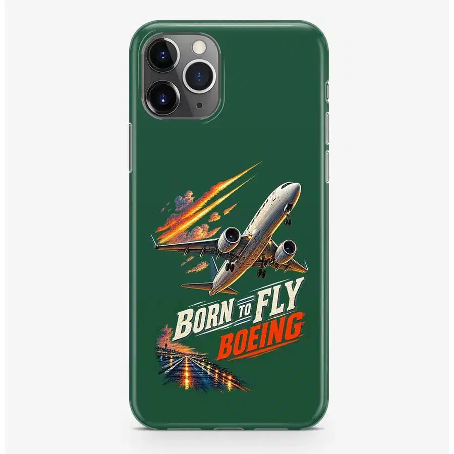 SIGNAL 609 - Born To Fly Boeing - MagSafe iPhone Pro Max design on dark green magsafe iphone pro max