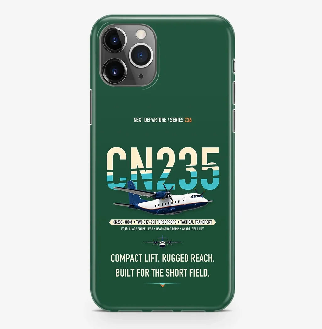 Airbus CN235-300M Case ProMax design on dark green iphone case promax